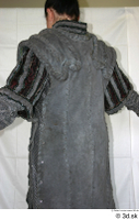  Photos Medieval Woman in grey dress 1 grey dress historical Clothing upper body 0009.jpg